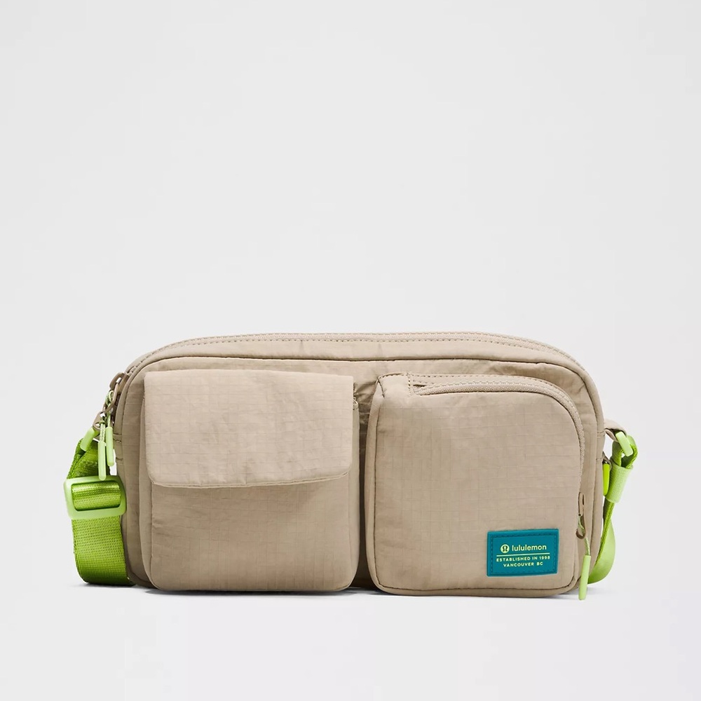 Multifunctional Tan Crossbody Bag